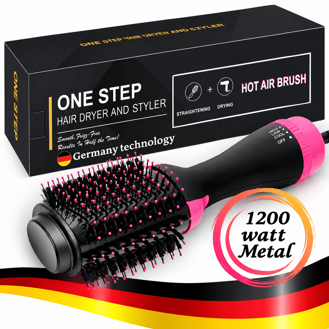 One Step – Brosse Soufflante 3-en-1 1200W